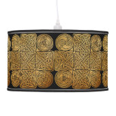 Celtic Knotwork Cross Hanging Lamp (Left)