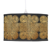 Celtic Knotwork Cross Hanging Lamp (Back)