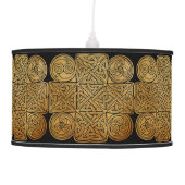 Celtic Knotwork Cross Hanging Lamp (Front)