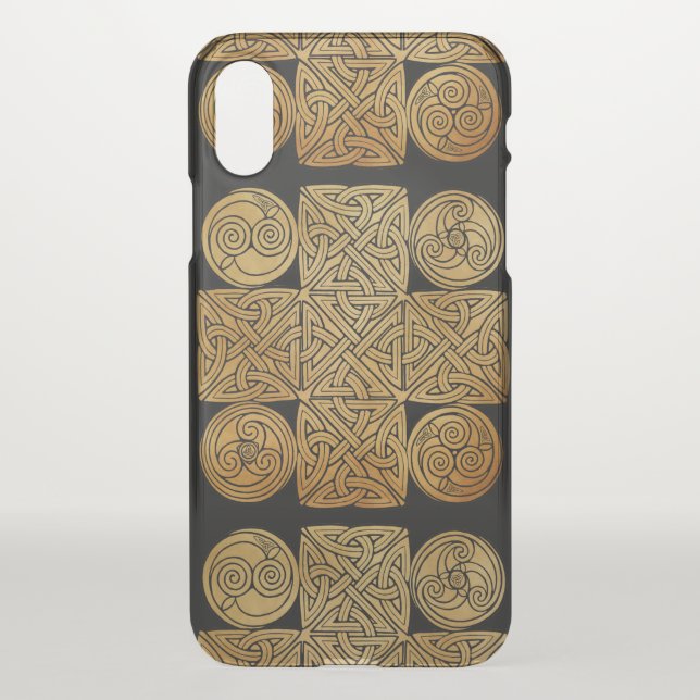 Celtic Knotwork Cross Uncommon iPhone Case (Back)