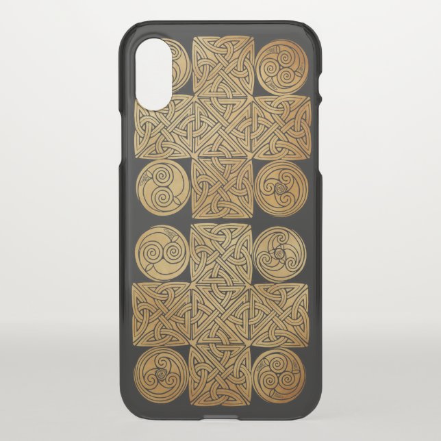 Celtic Knotwork Cross Uncommon iPhone Case (Back)
