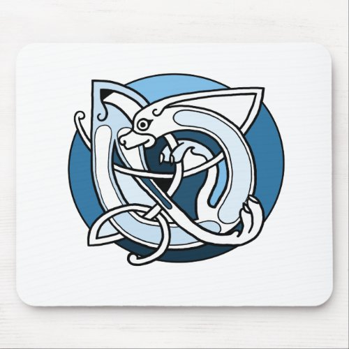 Celtic Knotwork Design - Blue Dog