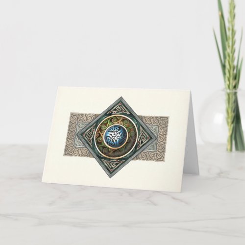 Celtic Knotwork Design Greeting Card