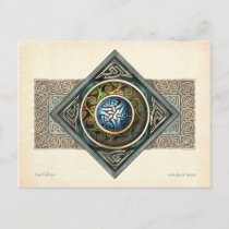 Celtic Knotwork Design Postcard