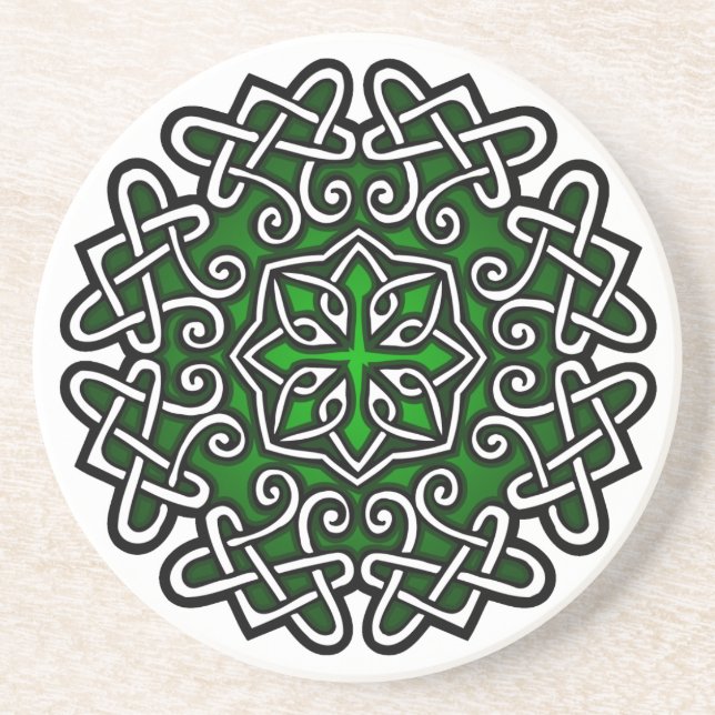 Celtic Knotwork Drink Coaster (Front)