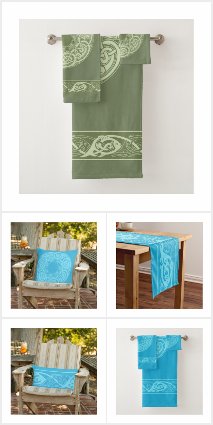 Celtic Knotwork Fish Designs Home Decor