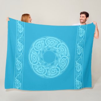 Celtic Knotwork Fish in Blue