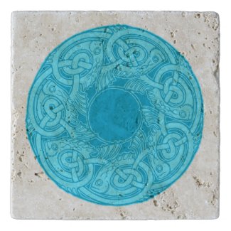 Celtic Knotwork Fish in Blue