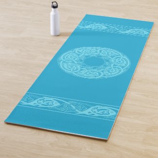 Celtic Knotwork Fish in Blue 