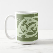 Celtic Knotwork Fish in Green
