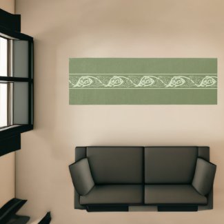 Celtic Knotwork Fish in Green 