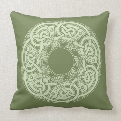 Celtic Knotwork Fish in Green