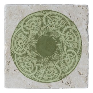 Celtic Knotwork Fish in Green