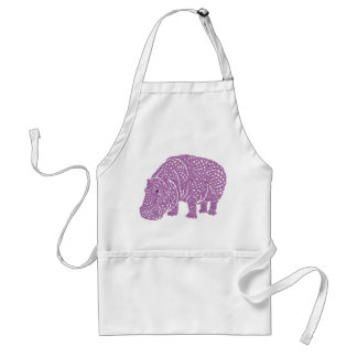 Celtic Knotwork hippo apron. Adult Apron