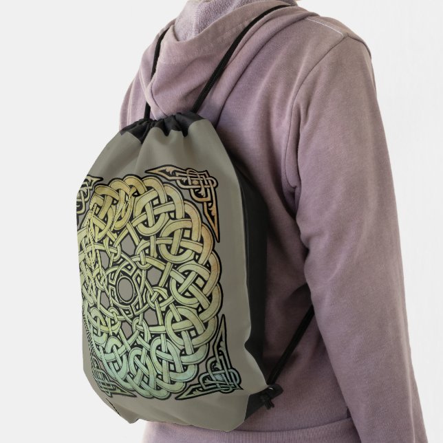 Celtic Knotwork Mandala Backpack (Insitu)
