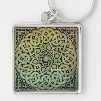 Celtic Knotwork Mandala Keychain