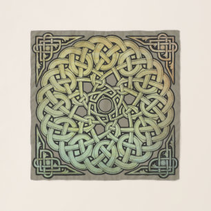 Celtic Knotwork Mandala Scarf