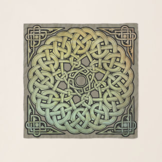 Celtic Knotwork Mandala Scarf
