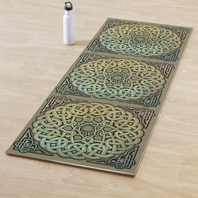 Celtic Knotwork Mandala  Yoga Mat (In Situ)