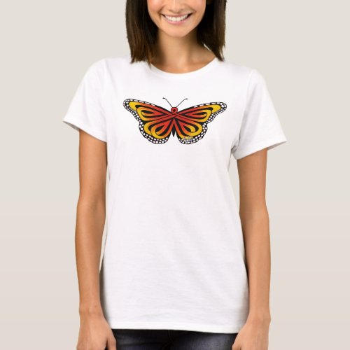 Celtic Knotwork Monarch Butterfly T_Shirt
