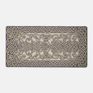 Celtic Knotwork & Ornate Parchment Design Desk Mat