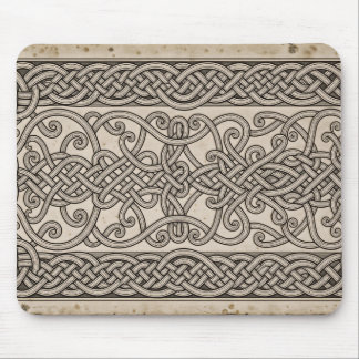 Celtic Knotwork & Ornate Parchment Design Mouse Pad