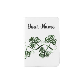 Celtic Knotwork Personalized Patch Passport Holder