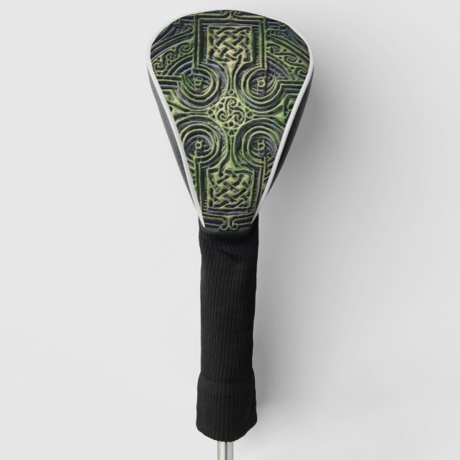 Celtic knotwork St. Patrick's Day Golf Head Cover (Front)