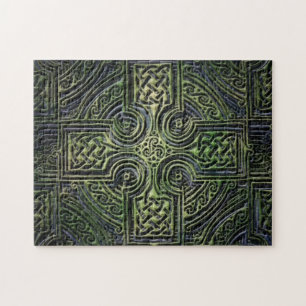 Celtic knotwork St. Patrick's Day Jigsaw Puzzle