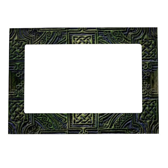 Celtic knotwork St. Patrick's Day Magnetic Frame (Front)
