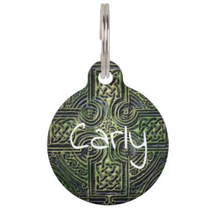 Celtic knotwork St. Patrick's Day Pet ID Tag
