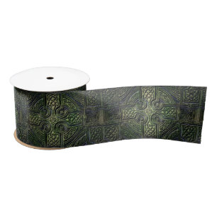 Celtic knotwork St. Patrick's Day Satin Ribbon