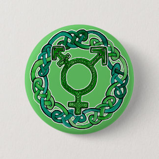 Celtic Knotwork Transgender Symbol Pinback Button