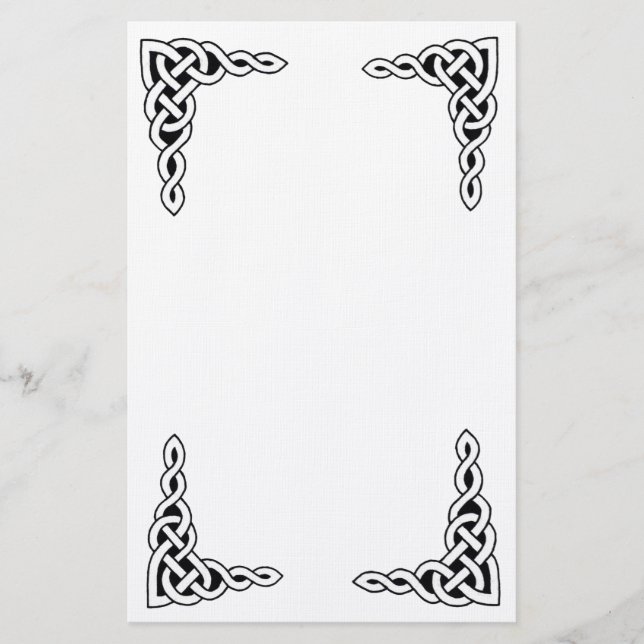 Celtic Lace 3 stationery (Front)