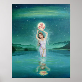 Celtic Lady of the Lake Fine Art Print