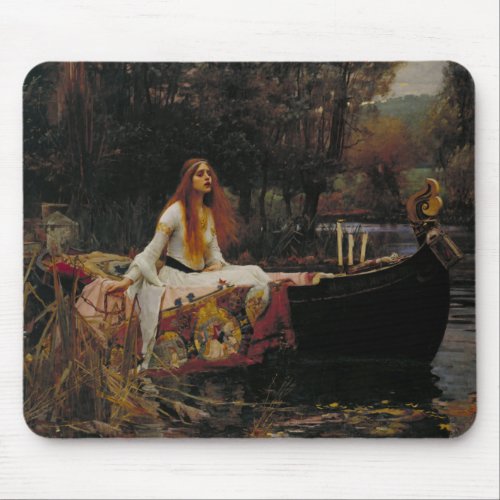 Celtic Lake Ghost Story of Girl Lady of Shalott Mo Mouse Pad