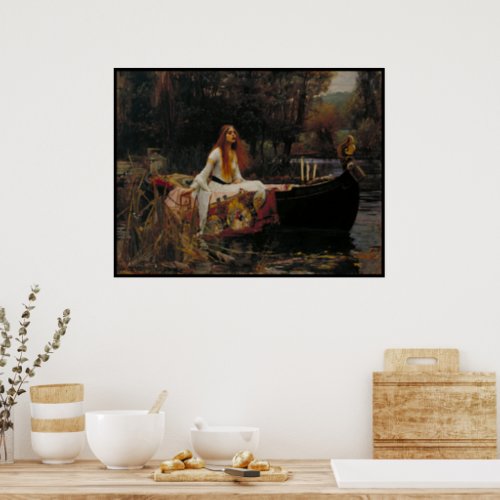 Celtic Lake Ghost Story of Girl Lady of Shalott Poster