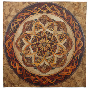 Celtic Lammas Altar Cloth Napkin