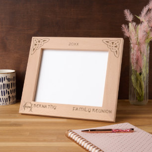 Celtic Letter A Custom Name Engraved Frames