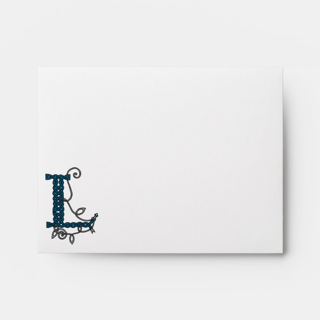 Celtic Letter L envelope (Front)
