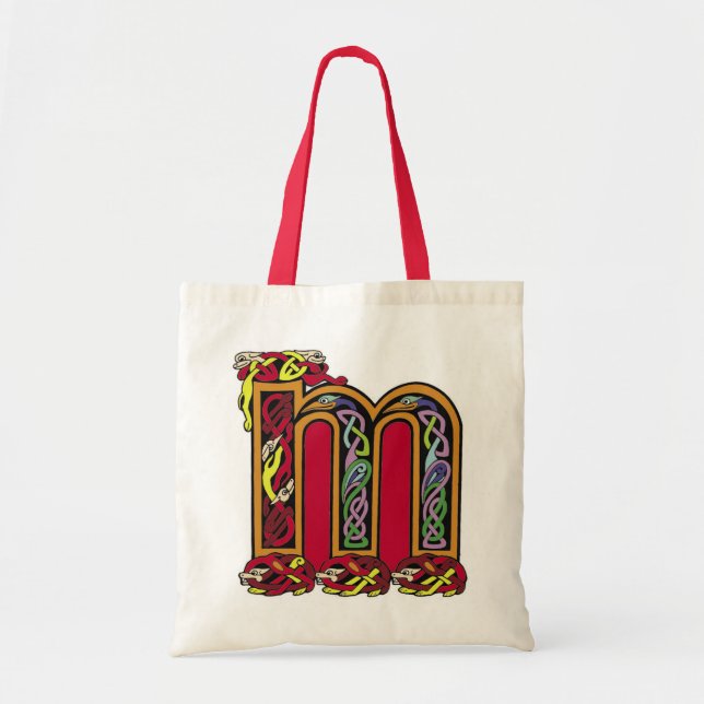 Celtic Letter 'M' - Bag (Front)
