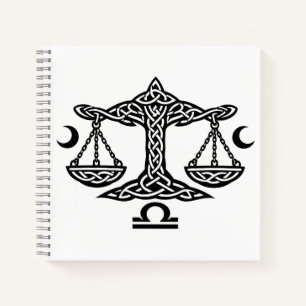    Celtic Libra Scales by BurnsInHell Notebook