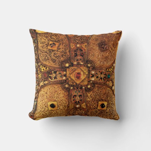 Celtic Lindau Gospels Throw Pillow