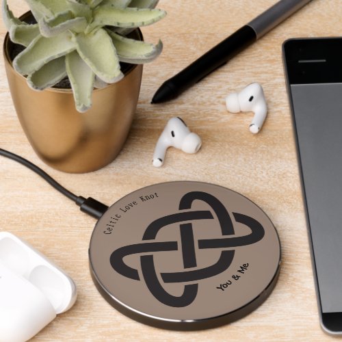 Celtic Love Knot Personalised WirelessCharger Wireless Charger