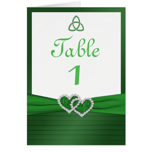 Celtic Love Knot Table Card (Front)