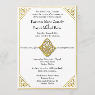 Celtic Love Knot Wedding Invitations