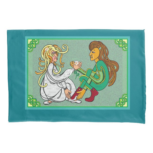 Celtic lovers pillow case (Front)