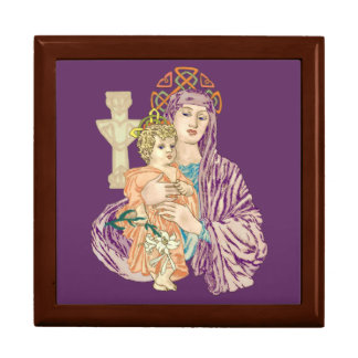 Celtic Madonna Keepsake Box
