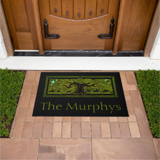 Celtic Magic - The Great Tree Personalized Doormat