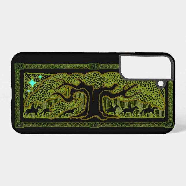 Celtic Magic - The Great Tree  Samsung Galaxy Case (Back Horizontal)